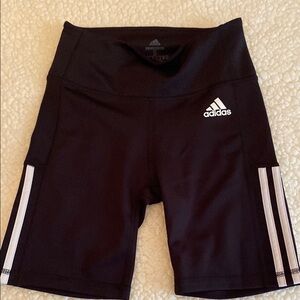 Adidas Black Bike Shorts High-Waisted Compression